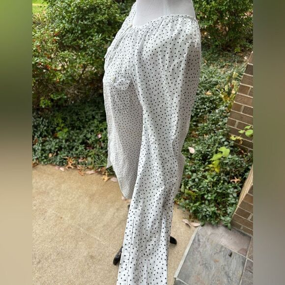 Loft Black and White Polka Dot Top size M - Picture 4 of 7